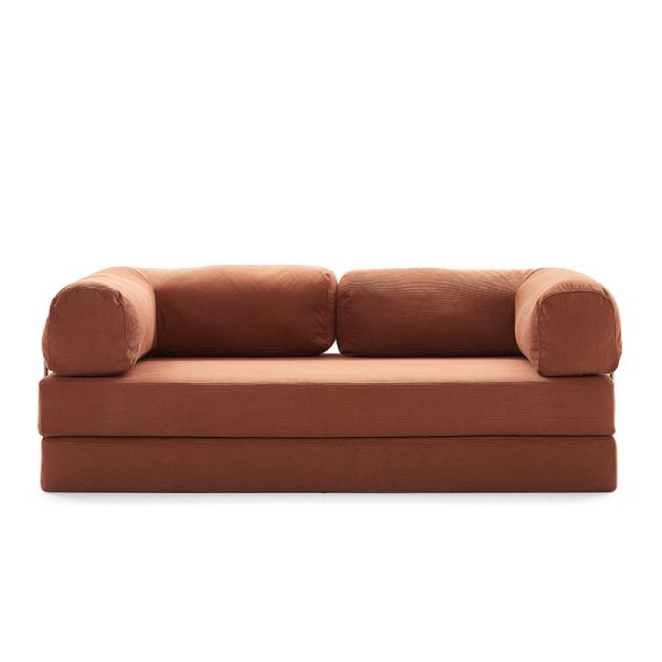 Luxury Modern Fabric Sleeper Sofa High Density Foam Vacuum Packed Sofa Bed Sofa Set Furniture Living Room