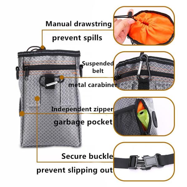 Сумка талии на открытом воздухе сумки закуски любимца ткани Оксфорда многофункциональная тренируя