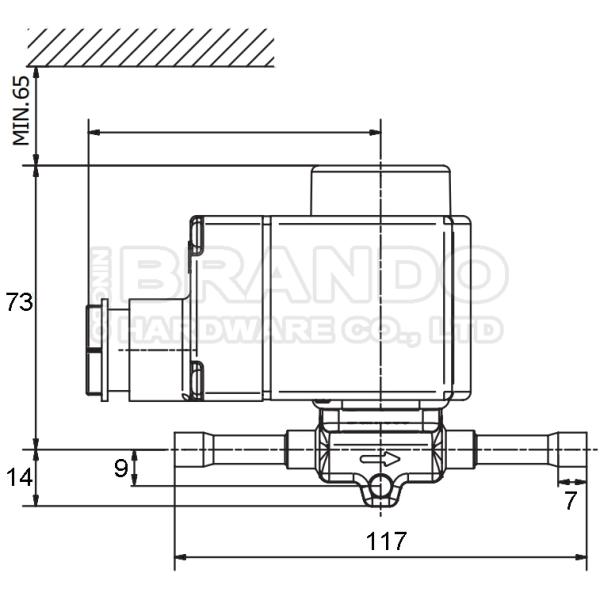 032F1157 032F1204 EVR 3 3/8'' Inch Refrigeration Solenoid Valve