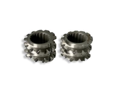 Plastic Machine 58mm Twin Screw Extruder Rectangle Spline Extruder Screw Elements With M 1