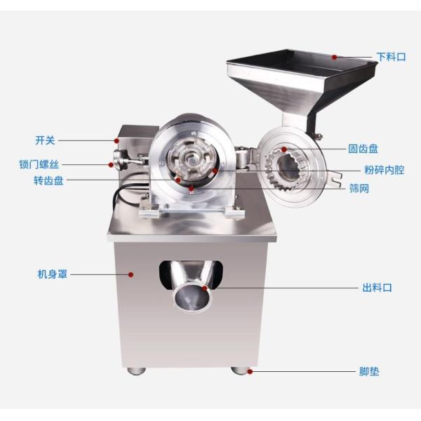 Grain flour food powder grinder powder mill milling machine