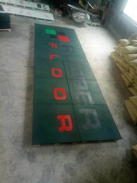 Customized Rubber Wall Panels Blue / Green Soundproofing Rubber Sheets For Walls