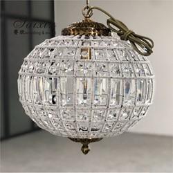 Pendente de lustre de cristal de forma oval Decoração do palco do evento de casamento 50cm