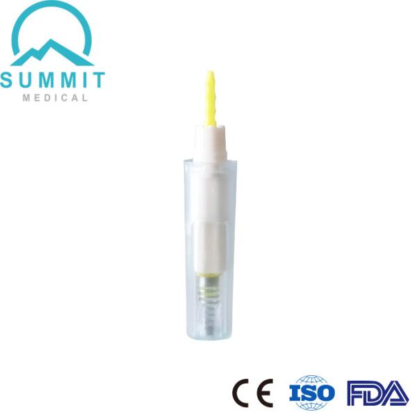 lancetas descartáveis da segurança de 26G 1.8mm para a coleção capilar do sangue