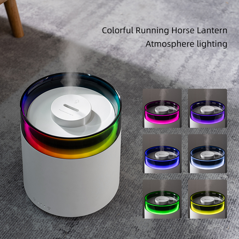 Customized 3L Water Tank 360 Nozzle Cool Mist Top Fill Quiet Rapid Ultrasonic Humidifier for Bedroom Baby Nursery and Plant