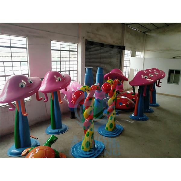 Двойная ширина 1.6m высоты 2.2m стеклоткани пусковой площадки выплеска воды цветка для парка брызг