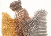 Maille d'anneau en métal de lutte anti-incendie de 1.2MMX10MM pour la fabrication de cloison de séparation