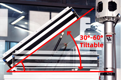 Off-grid Monitoring 24/7 Security Solar System 3x200W CCTV Tower 4G SIM Card Camera 6m Telescopic Mast Trailer