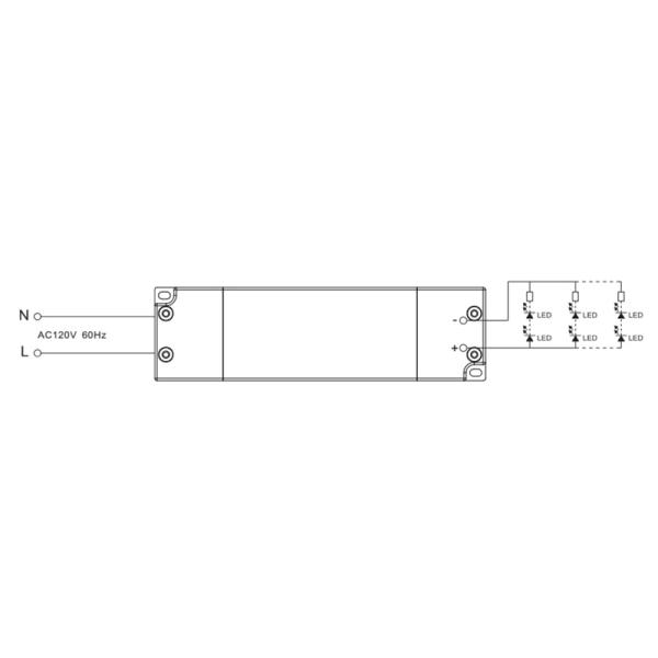 Шкаф Bathroom освещая водителя 24W 12V супер тонкого 120VAC СИД Letaron