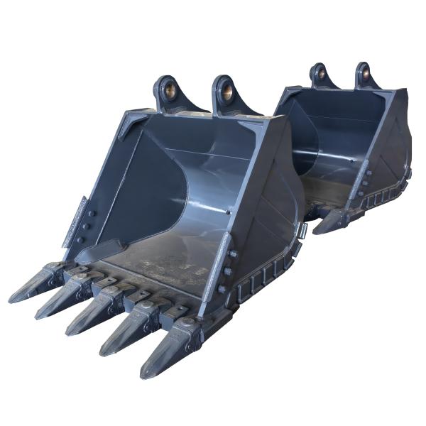 Strong Reinforcement Board Excavator Rock Bucket 0.2-6.8CBM Capacity