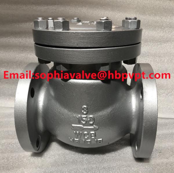 150lb WCB ANSI cast steel swing check valve