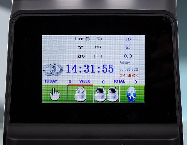 LCD Touch Screen Flat Burr Espresso Coffee Grinder Machine for Hotel Restaurant