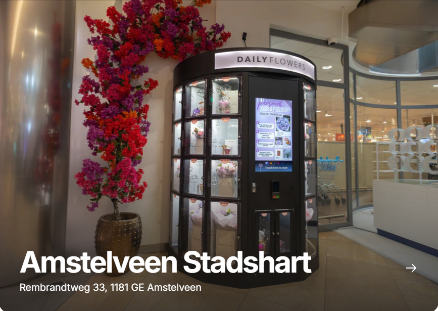 WEIMI Flower Vending Machine — Fresh Flowers, Smart Sales, and Enhanced Customer Experience