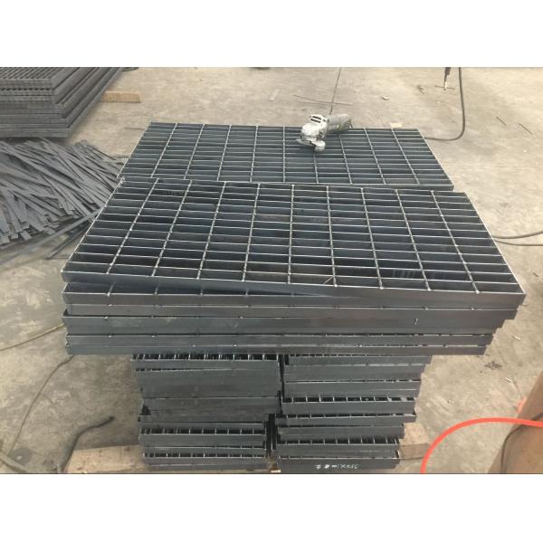 Walkway Industrial Steel Grating , Steel Grating Platform 800mm Span