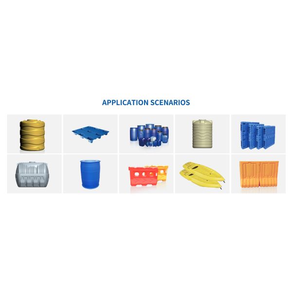 Plastic Extrusion Blow Molding Equipment Double Layer 100-500L