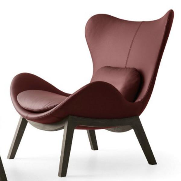 Indoor Furniture Reception Villa Leisure Chair With Back Support Elegant Makeup Chair Recline Creative Tufted Chair