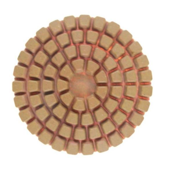7 Steps Wet Polishing Pad for Concrete Abrasing Round Shape Package Gross Weight 0.740kg