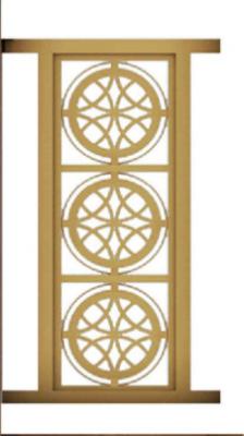 Solid Brass Casting Screens , Brass Decorative Partition Wall Spot