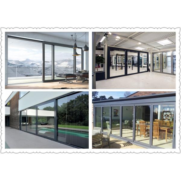 Interior Design Aluminum Frame Sliding Glass Doors Bathroom Toilet Application
