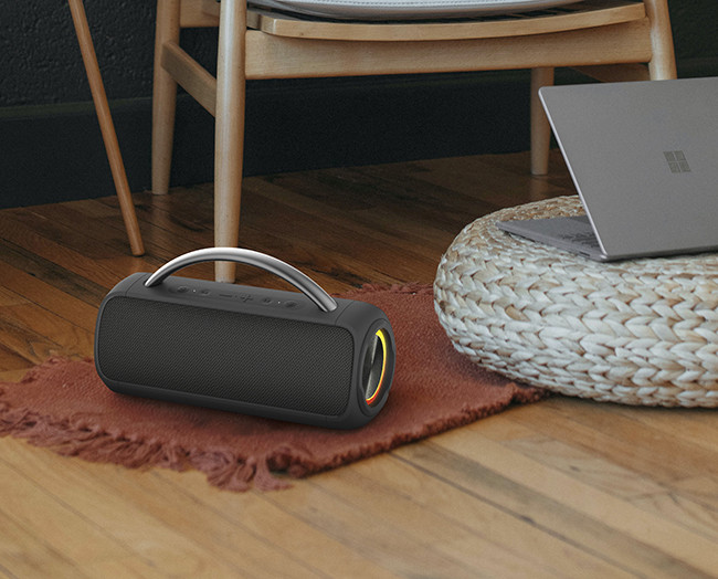 Портативный Bluetooth V5.3 беспроводной динамик с IPX7 водонепроницаемым с аккумулятором 3600mAh