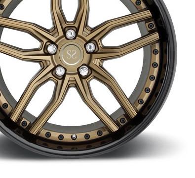 2-piece forjou as rodas que o costume forjou 5x108 5x112 para carros quentes por atacado das rodas de Audi rs6 m5 s65