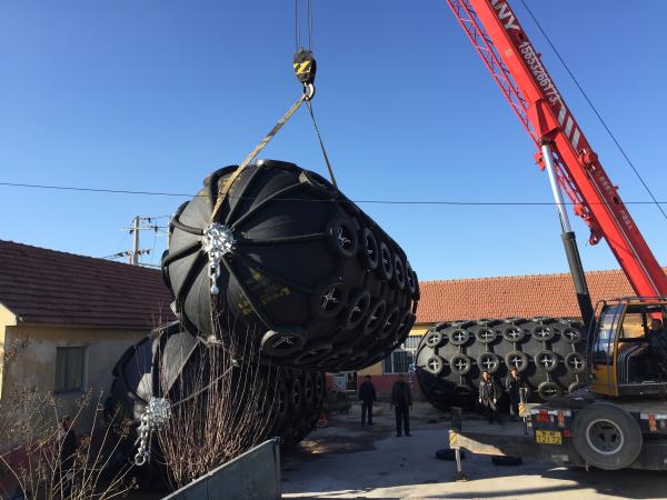 Amortecedores de canto com nervuras de Yokohama Marine Rubber Fender Marine Dock