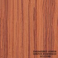 Façade en bois de luxe Santos feuille de façade en bois de rose faite par l'homme 2050-3200mm pour instrument de musique Chine usine 528C / 528S