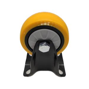 5 Inch Top Plate Rigid Medium Duty Caster Wheel For Factory Equipment