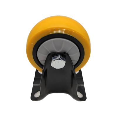 Roda média rígida do rodízio do dever da placa superior de 5 polegadas para o equipamento da fábrica
