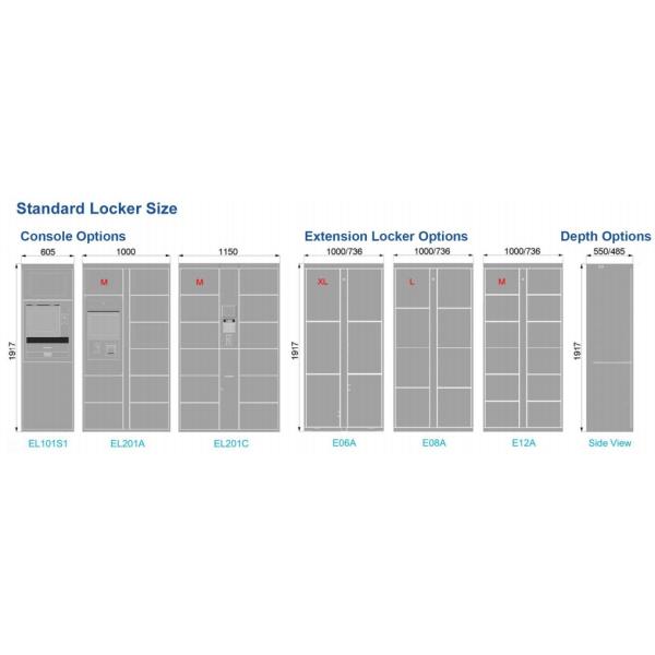 Мебель хранения шкафчиков багажа аквапарк стальная принадлежа с экраном касания