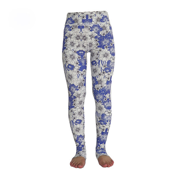 Самые последние брюки йоги картин цветка одежды носки йоги продуктов безшовные