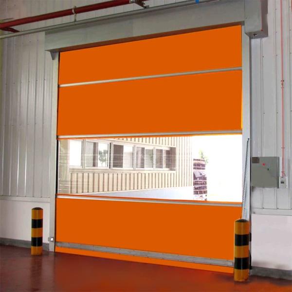 Industrial Automatic Rolling Door with 2.0m/s High-Speed Impact-Resistant PVC Curtains and Energy-Saving Insulation for Warehouses