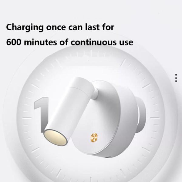 Ac Abs Battery LED Wall Lamp 2w For Charging No Wire Connection 24lm Brightess