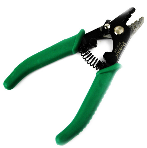 Proskit 3 Hole Fiber Optic Cable Stripper / Fibre Optic Cable Stripping Tools