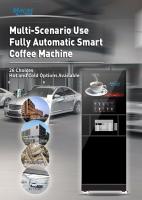 MACAS Commercial Automatic Coffee Machine with 27in Touchscreen