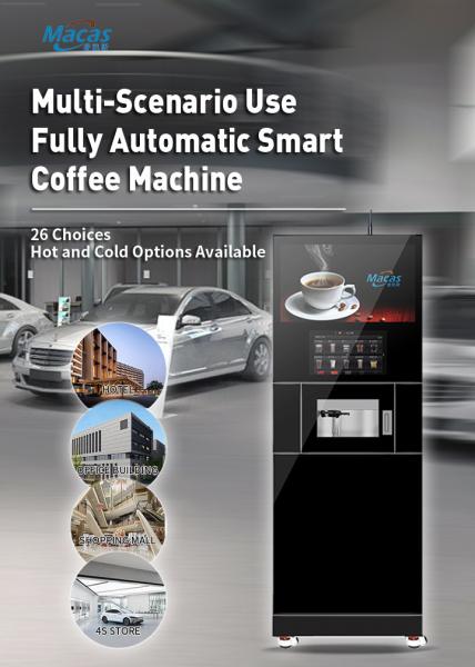MACAS Floor Standing Coffee Machine Versatile Beverage Options For Varied Customer Tastes