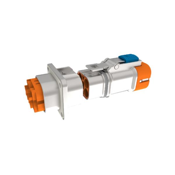 Poka Yoke 2 Pin 120A EV Battery Connector Plug Waterproof
