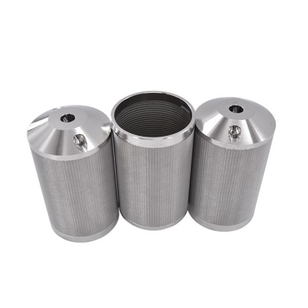 ISO9001 Precision Filtration Ss Cartridge Filter Rating 0.5-200 Microns