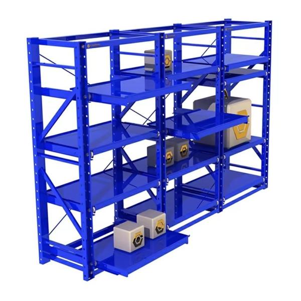 1000 Capacity Q235 Adjustable Drawer Type Mould Rack With Customized Design And