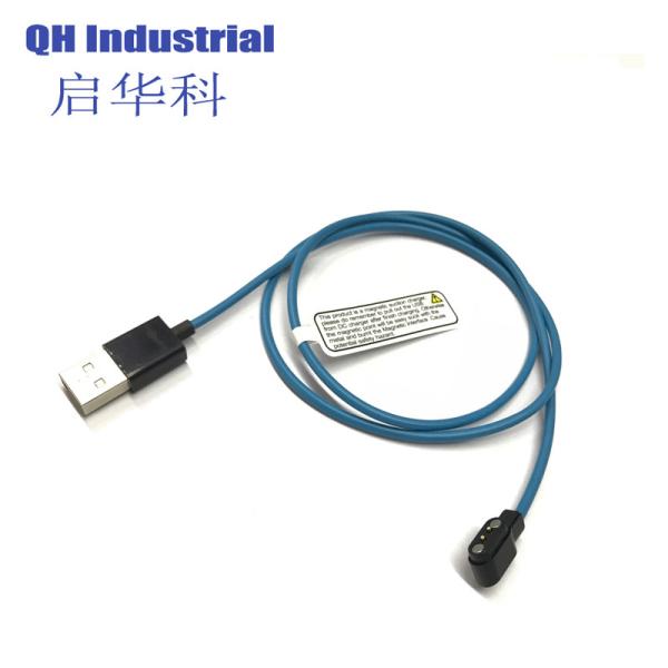 2Pin 2.84mm RoHS Standard Game Player Connector pogo magnetic connector Short VCD magnetic cable connector