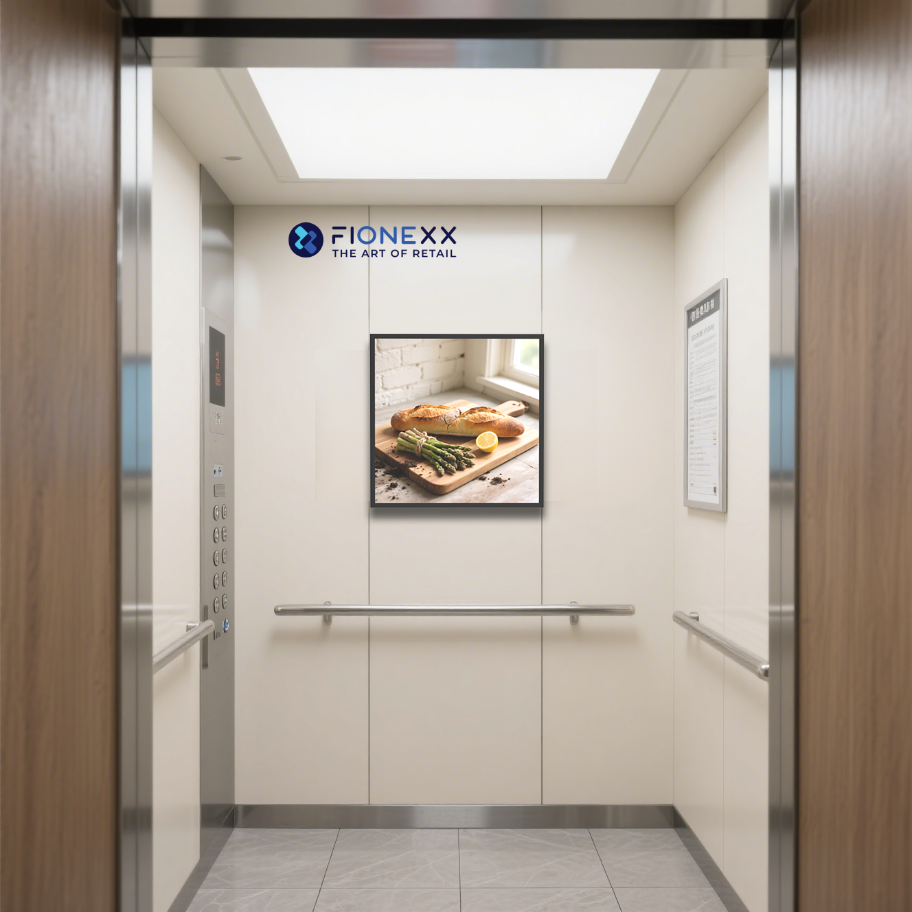 Écran LCD haute résolution et cristallin pour lecteur multimédia d'hôtel, affichage numérique, publicité, Android, support mural carré, signalisation numérique intérieure