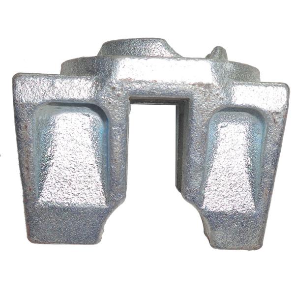 Aço carbono Precision Investment Castings Ring Lock Ledger End Ledger Head