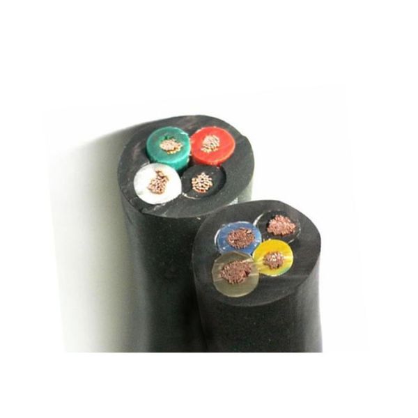 Black Heavy Rubber sheathed Cable  EPR Insulated CPE Fire Resistant
