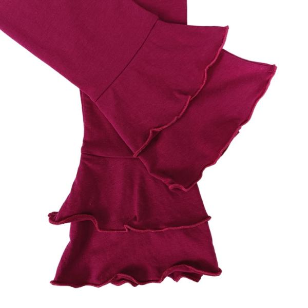 Leggings Girls Style Fashion Kids Customize Little Girls Soft With Ruffle Leggings
