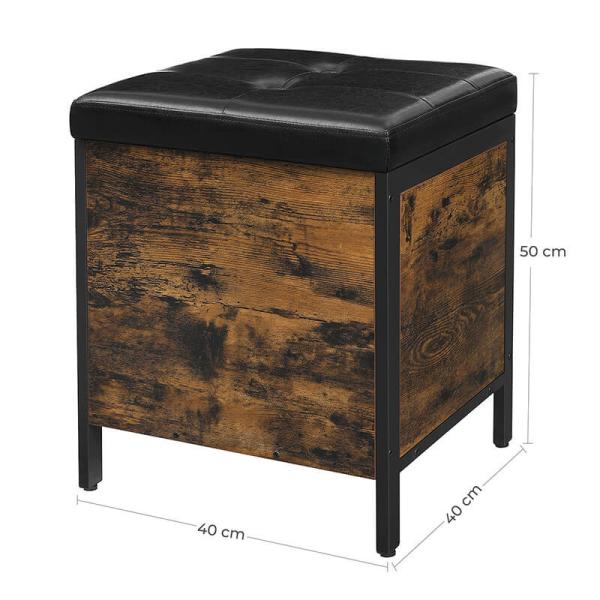 Small Shoe Bench for Sale, Shoe Storage Stool, Shoe Bench with Cushion, Industrial Shoe Bench, LSB50BX