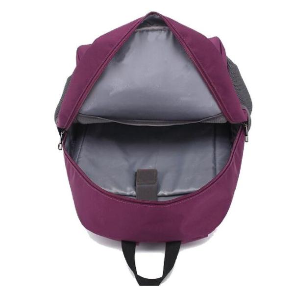 Saco de escola primária roxo, trouxas da escola primária para escolares médios