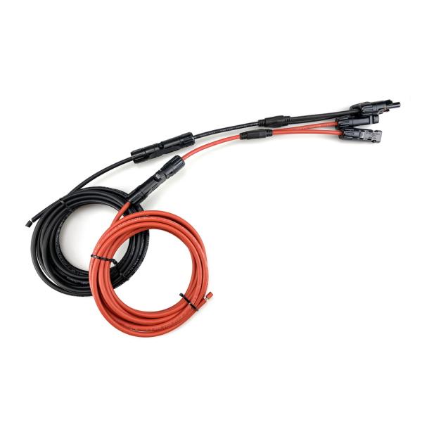 6kv 4mm2 PV Cable Connector UV Resistance Solar Panel Extension Cable TUV Approved