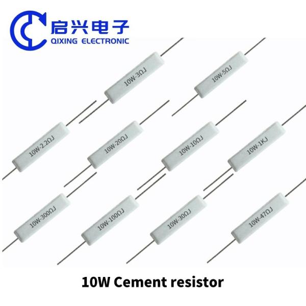 China fábrica resistor 1W 2W 3W 5W 11W 15W 17W 20W 25W resistor de cimento cerâmico resistores de cimento