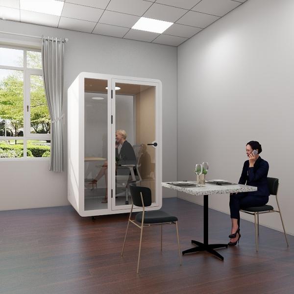 1 Person Prefabricated Office Pod Soundproof Modular Home Office Pods