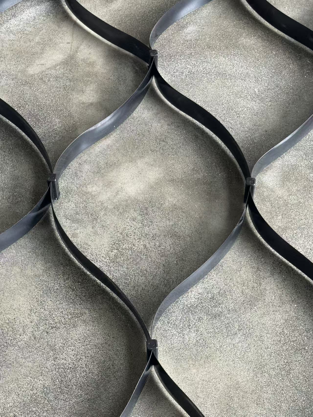 High Stiffness TGGS50 HDPE Geocell 800mm Jointing Road Base Stabilization
